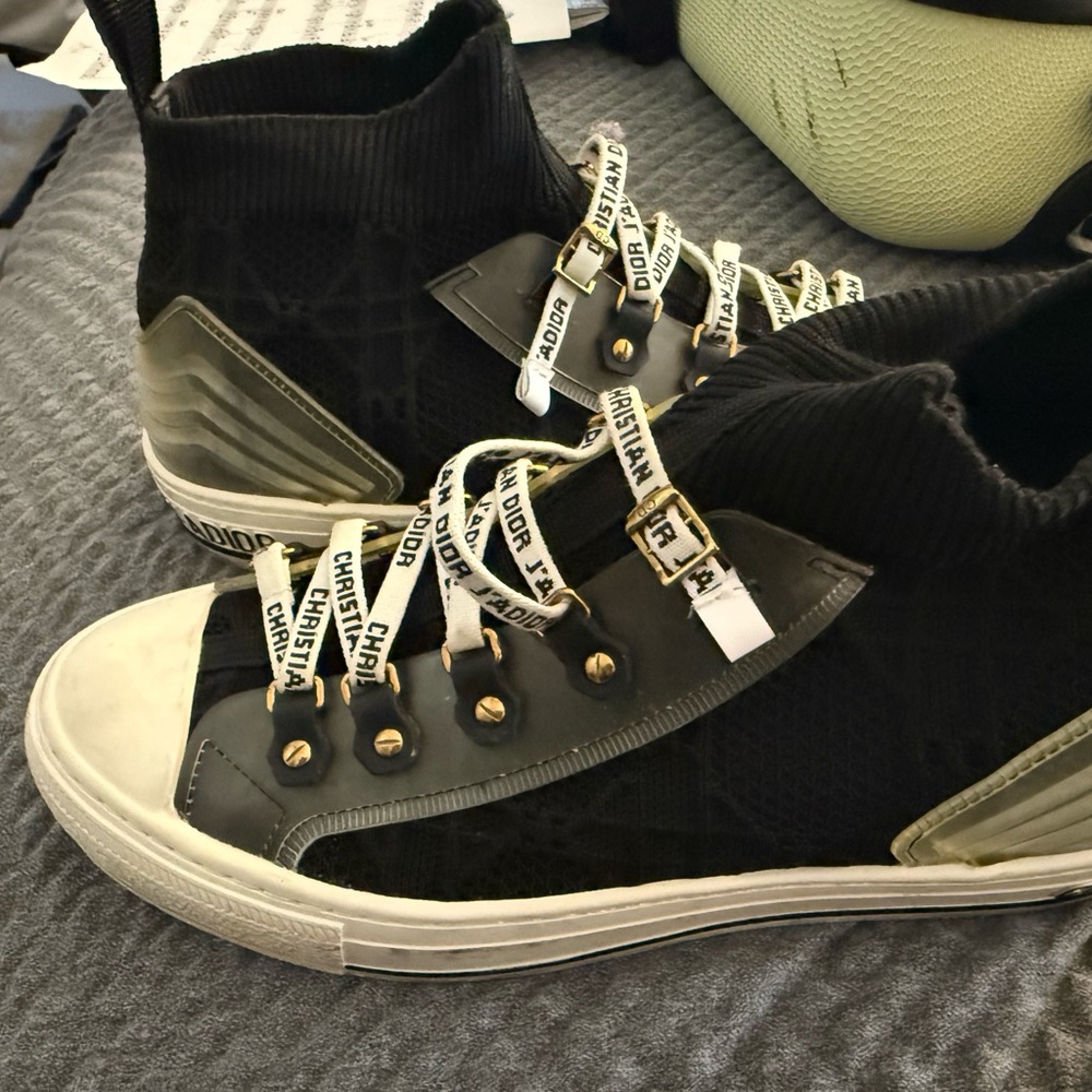 Dior Black High-Top Sock Sneakers